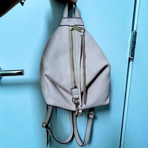 Rebecca Minkoff blush baby pink backpack